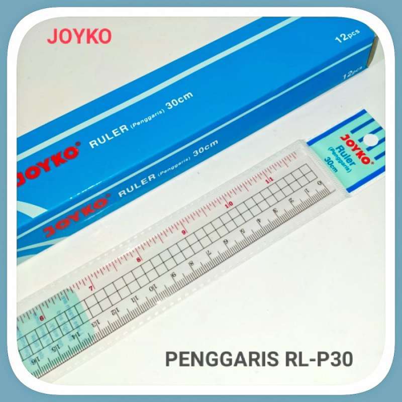 Penggaris Plastik Panjang 30cm JOYKO RL-P30