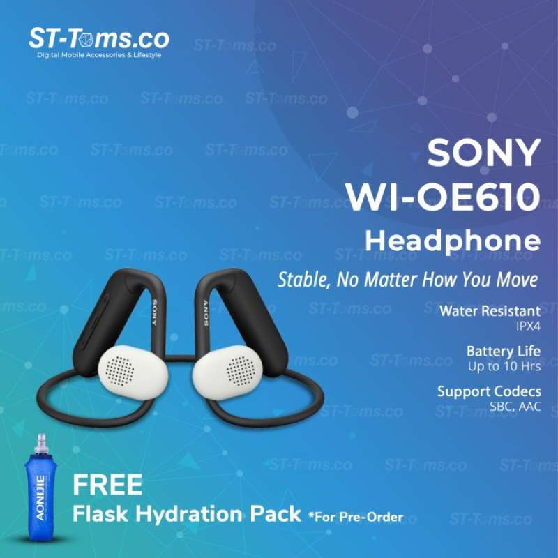 Sony WI-OE610 WI OE610 OE 610 Float Run OpenEar Wireless Headphones