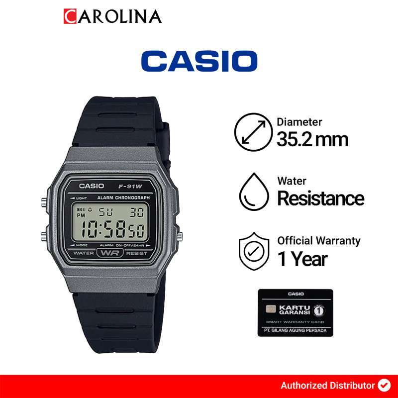 Jual Casio F91 Wm 1 B Promo pelangganbaru 20k