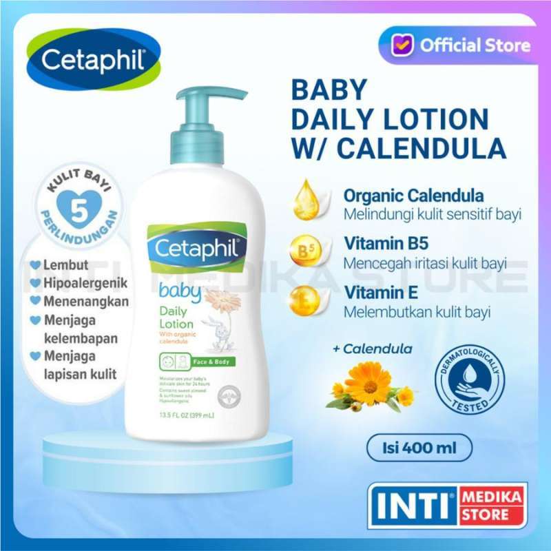 CETAPHIL Baby Daily Lotion With Organic Calendula 400 ml