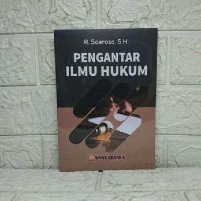 Promo Pengantar Ilmu Hukum Soeroso Sinar Grafika Aj-hkm