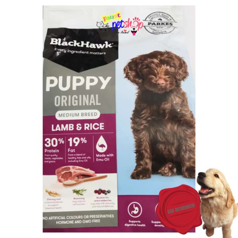Black hawk dog food puppy sale