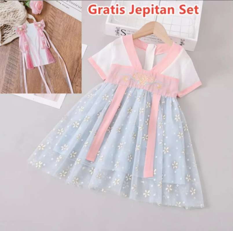Jual Dress Princess anak Perempuan Hanfu Gaun Gaya Cina Tang Suit Peri Rok Di Seller Zaraa Store Kebon Kacang Kota Jakarta Pusat Blibli