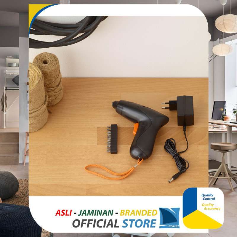 Jual Obeng Tanpa Kabel 3,6 Volt 10 Mata Charger Cordless