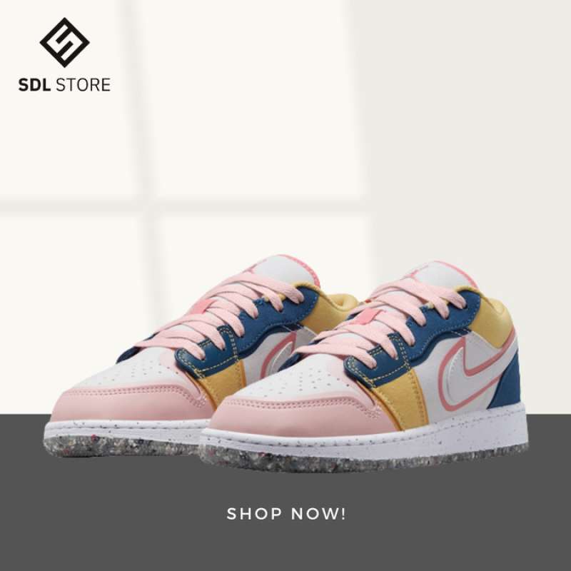 Jordan Low Canvas Pink GS (100% Authentic)