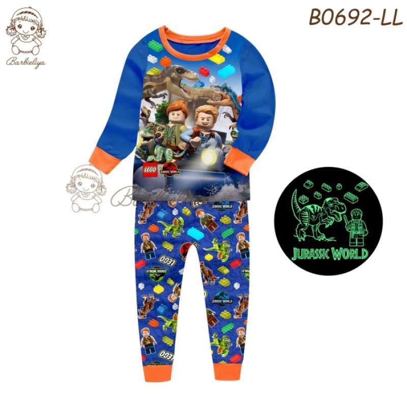 Promo Piyama Baju Tidur Anak Glow In The Dark Lego Jurassic Park B0692ll Diskon 23 Di Seller Aninda Store Id Petojo Utara Kota Jakarta Pusat Blibli