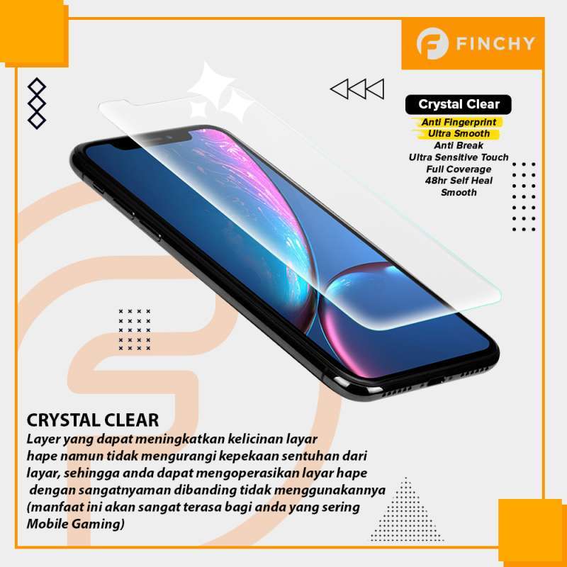Finchy Anti Gores Tablet Realme Pad Mini dengan Proteksi Hydrogel Premium, Ukuran Presisi 22x20 cm, Anti Silau untuk Pengguna Mobile Gamers
