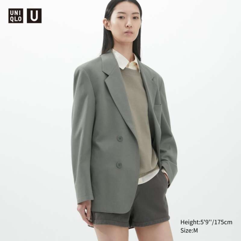 Uniqlo jersey hot sale blazer