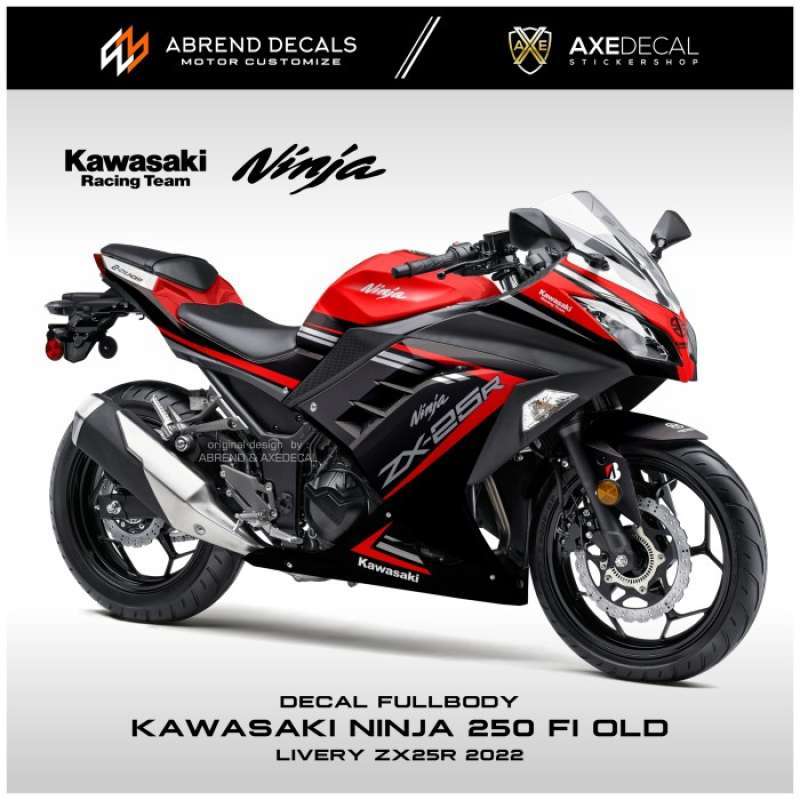 Decal motor store ninja 250 fi