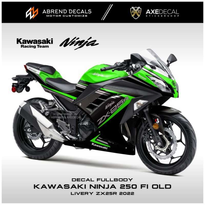 Decal motor ninja 250 on sale fi