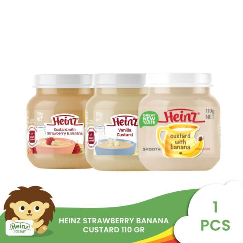 Heinz custard with strawberry and banana 2025