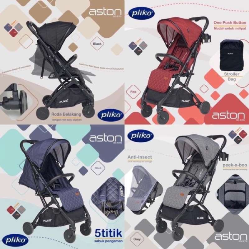 Stroller pliko sales untuk travelling