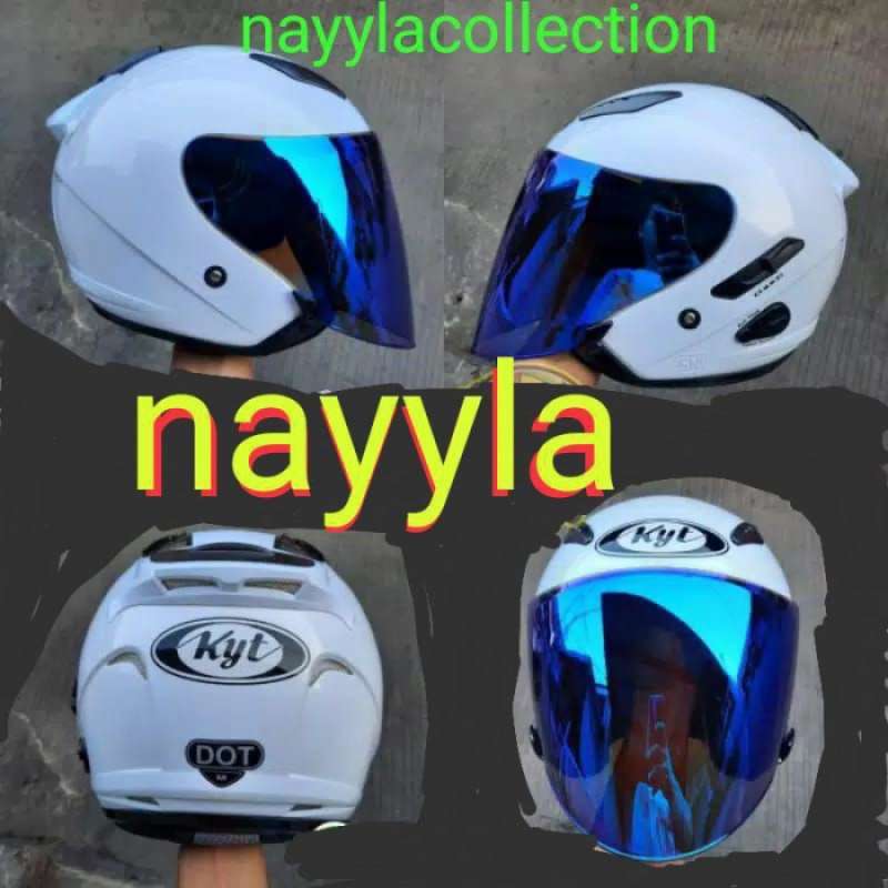 Flat visor iridium blue clearance