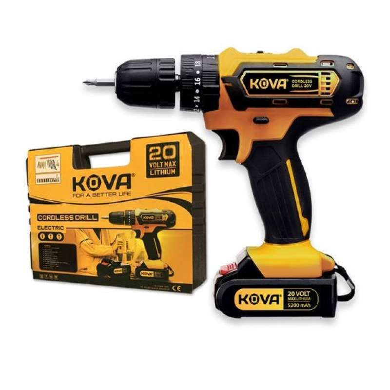 Kova cordless impact top drill 20v