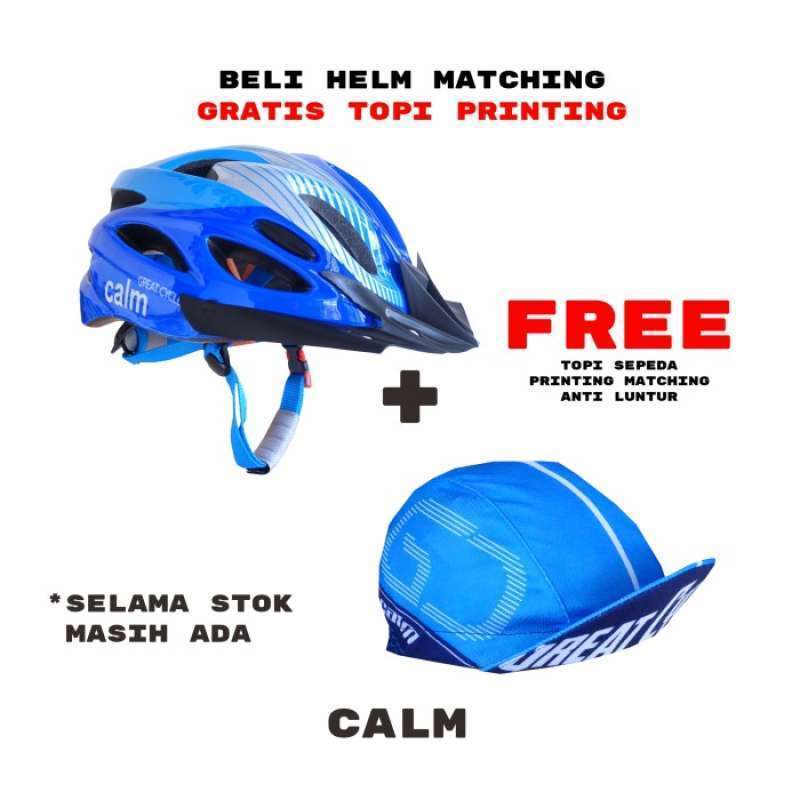 Helm Sepeda dan Topi Model MTB Roadbike Ringan Helm Sepeda RB Lipat Calm