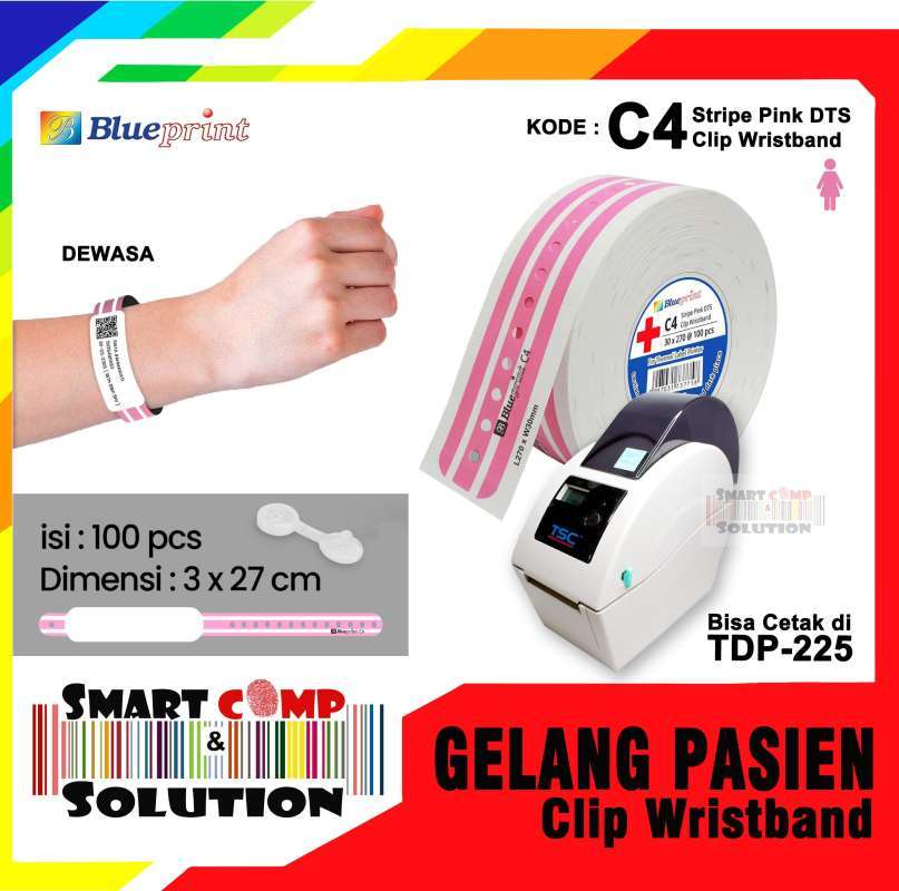 Tsc Ca Aggel Clothing Jual Stiker Label Thermal Gelang Pasien