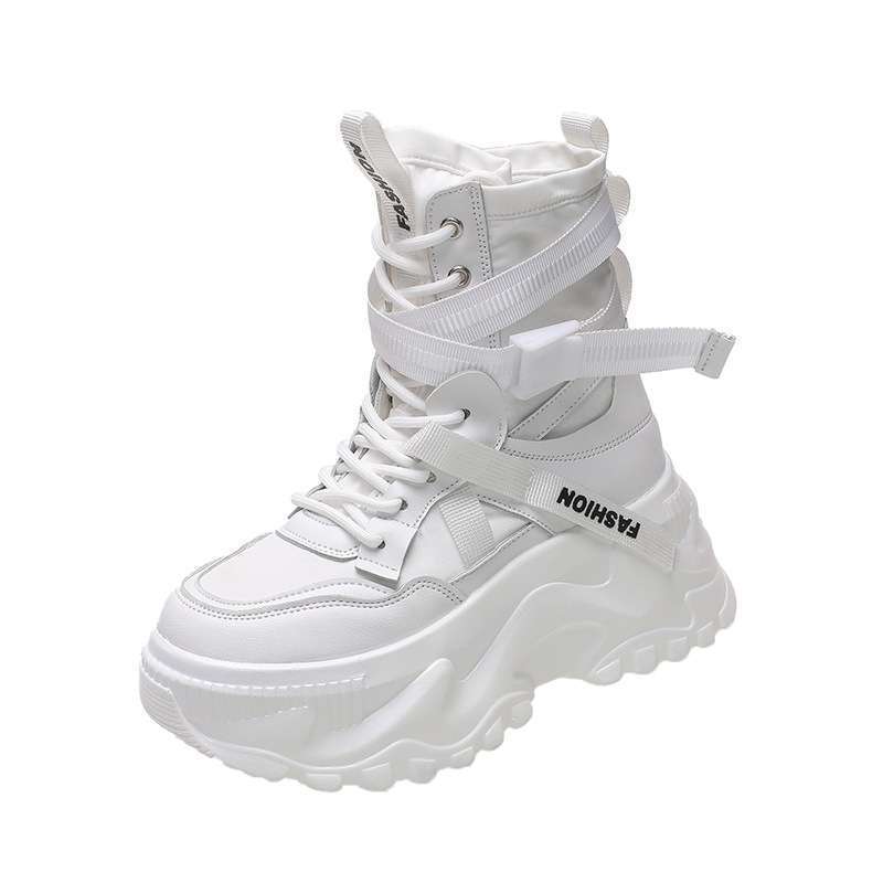 Sepatu Sneakers Boots Tinggi Wanita Sneakers Shoes