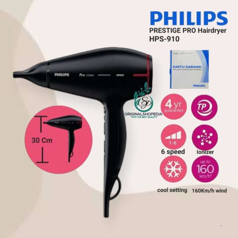Jual Hairdryer PHILIPS HPS910 00 High wind HAIR DRYER PHILIPS