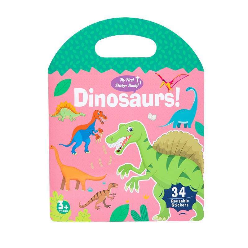 Jual Hot Kids Multiple Scenarios DIY Hand-on Puzzle Stickers Books Reusable  Cartoon Educational Cognition Learning Toys For Kids Gift - Dinosaur di  Seller RUI YAO TOY - 连云港, 中国