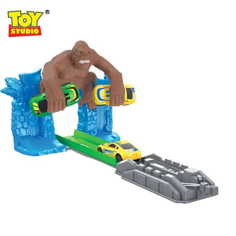 Promo Mainan Anak Push Go Track Adventure King Kong Gorilla