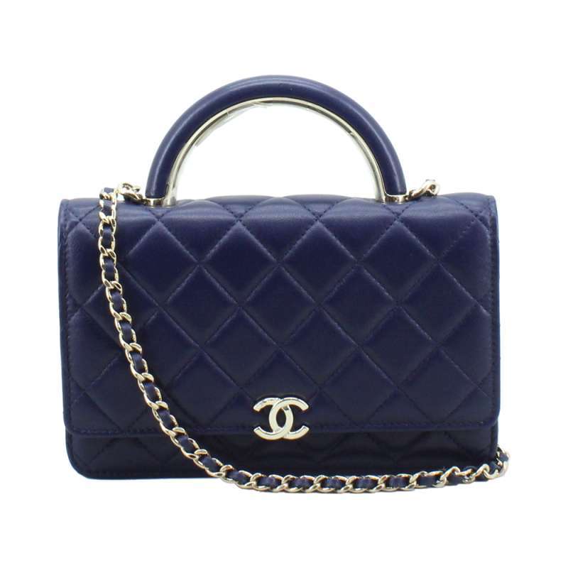 Jual Preloved Chanel Mini Top Handle Flap Bag In Navy Blue Ghw I14180c Di Seller Second Chance Official Store Kampung Bali Kota Jakarta Pusat Blibli