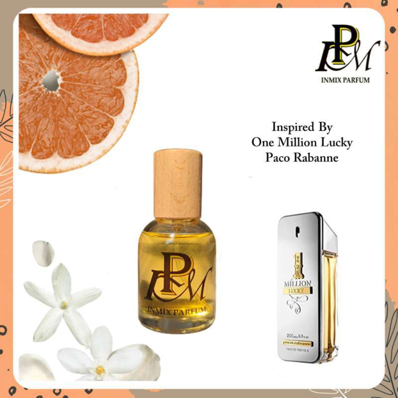 Parfum Pria Terbaik Wangi Tahan Lama Eau De Parfume Premium Inspired By One  Million Lucky Travell Size 5ml 10ml 30ml 50ml 100ml