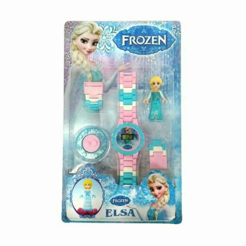 Jual JAM TANGAN ANAK LEGO FROZEN ELSA MAINAN ANAK PEREMPUAN LEGO