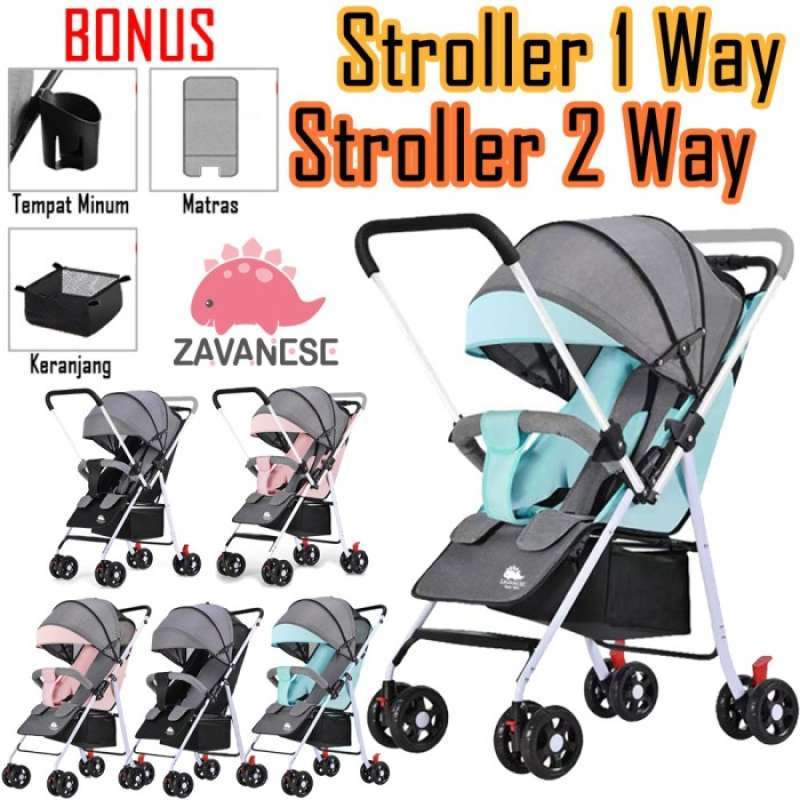 Promo Stroller Kereta Dorong Bayi Zavanese 1 Way 2 Way Diskon 23 Di Seller Zulmi Store Kalibata Kota Jakarta Selatan Blibli