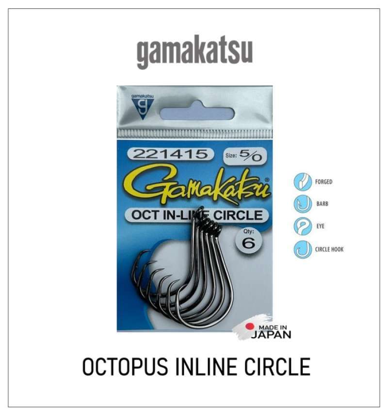 Jual Gamakatsu Inline Octopus Circle Hook Kail Pancing di Seller Retail  Indo Global - Cengkareng Timur, Kota Jakarta Barat
