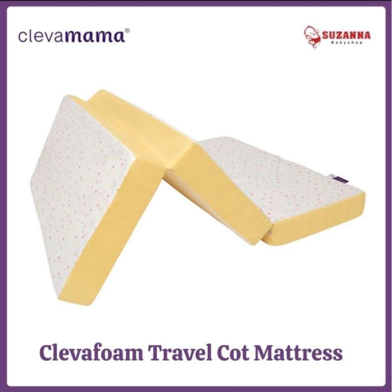 Promo Clevamama Clevafoam Travel Cot Mattress Kasur Bayi Diskon