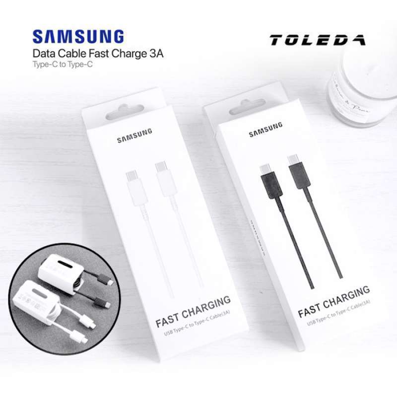 Samsung Kabel Data Charging Cable USB Type C-to-C 3A New Original