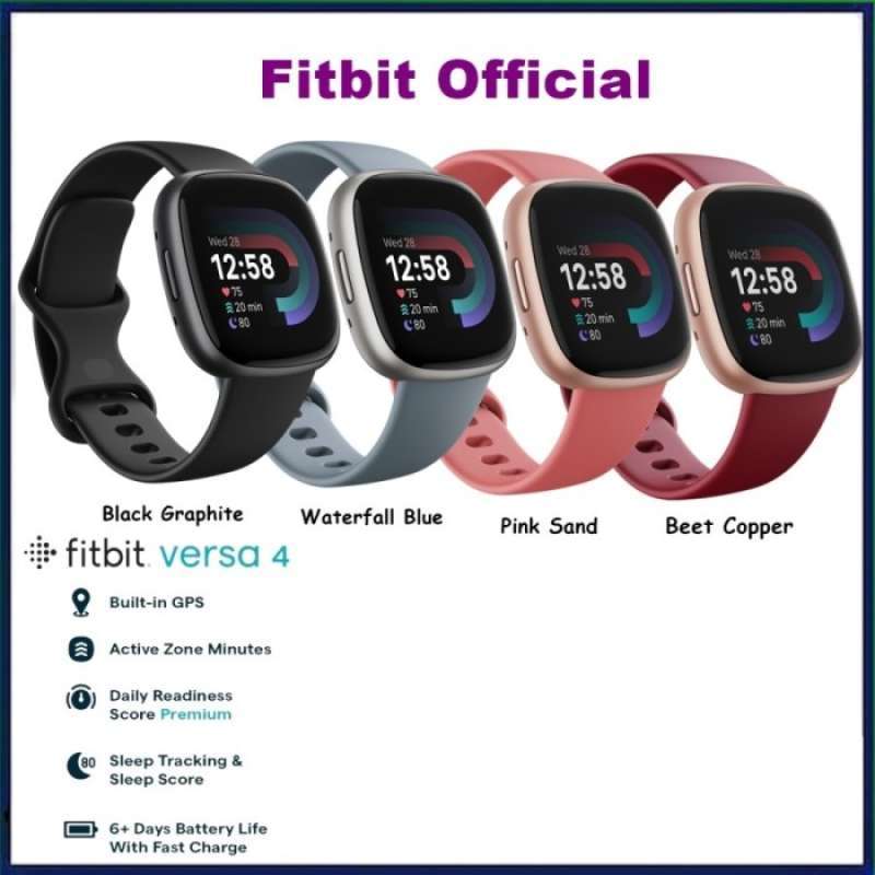 Promo Promo Terbatas Fitbit Versa 4 Health And Fitness