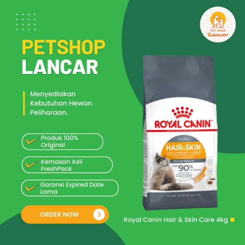 Royal canin hair and skin 4kg online