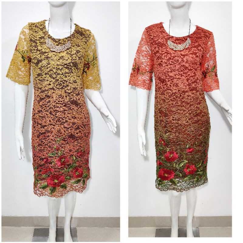 Jual Reina Allsize Xl Dress Pesta Bahan Brokat Bordir Cantiiik Xl Gbr H Di Seller Butik Janette Krompeng Kab. Pekalongan Blibli