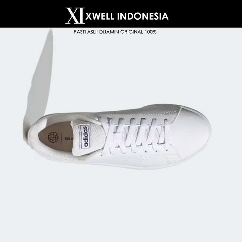 Jual Sepatu Pria Adidas Advantage Base White Original Gw2064 Di