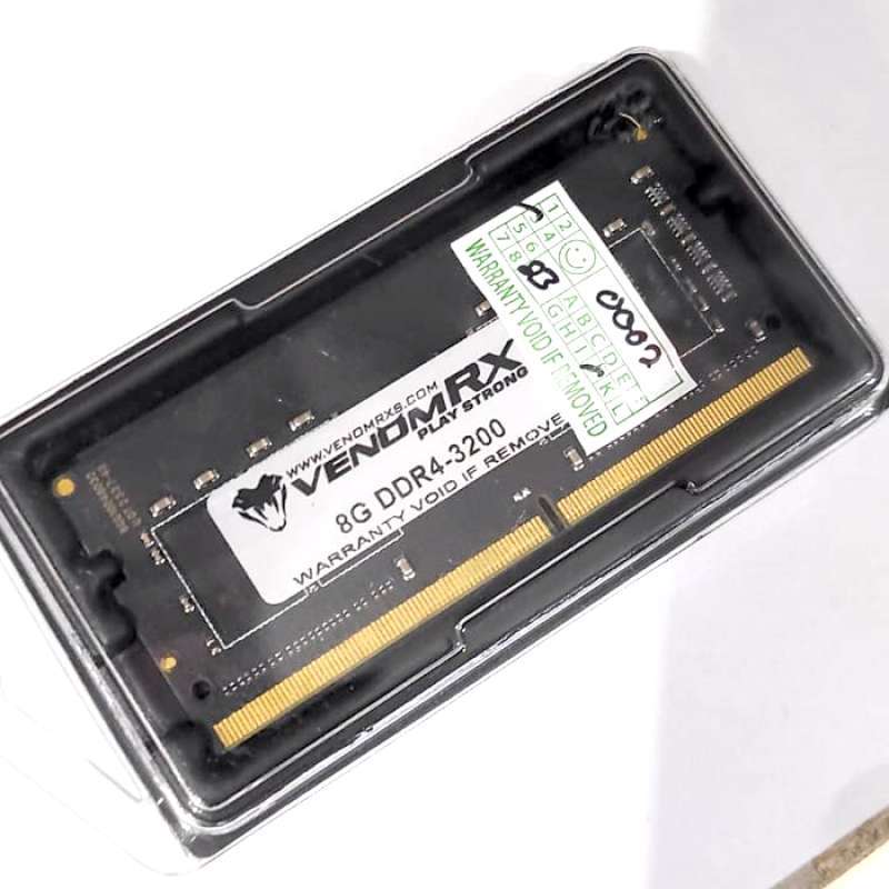 Ram Ddr3 8gb Sodimm Venom Rx Jual VenomRX SODIMM 8GB DDR3L PC12800