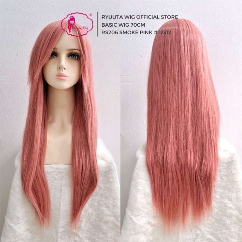 Pink shop wig jakarta