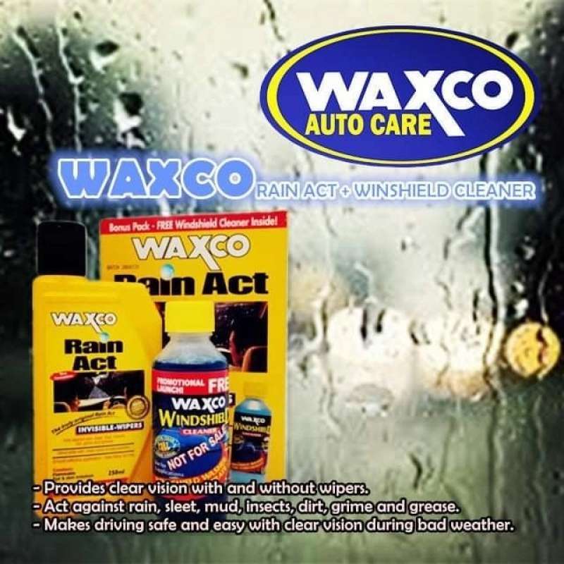 WAXCO RAIN ACT/ GETF1 (BONUS PACK- FREE WINDSHIELD CLEANER INSIDE)