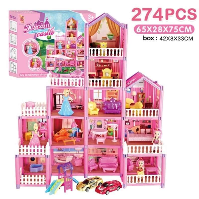 Jual Mainan Edukasi Anak Dream Castle Barbie Diy Rumah Barbie Jumbo Small Jumbo Di Seller Mimiso Cengkareng Timur Kota Jakarta Barat Blibli