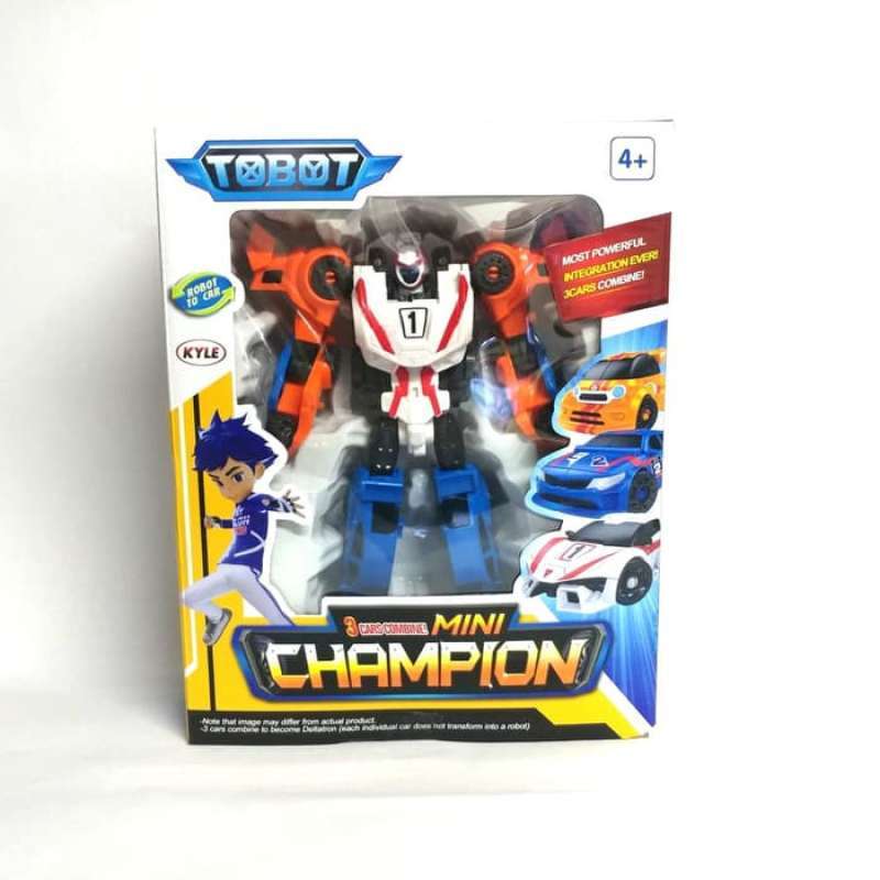 Promo Mainan Tobot Mini Champion Robocar 3 in 1 Transfomer Robot