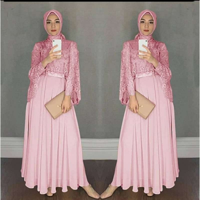 Baju hijab brokat modern cheap
