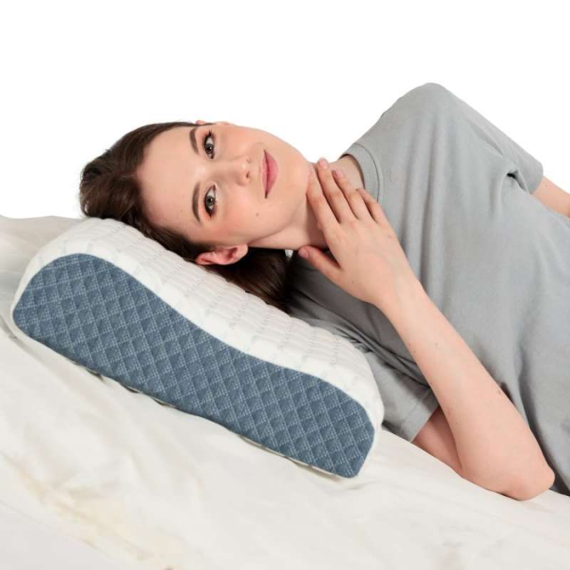 Promo Dunlopillo Tala Latex Ergo Cervical Safe Latex Pillow