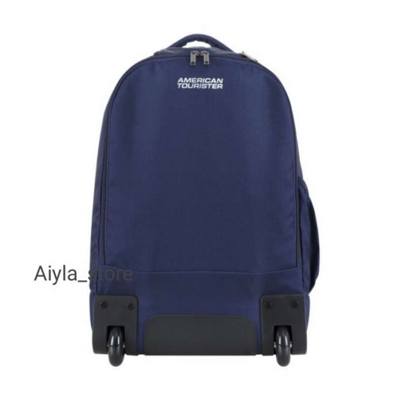 Promo American Tourister Xeno Backpack Trolly Laptop 17 Inch Navy