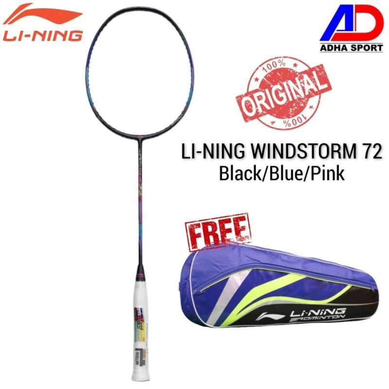 Raket Badminton Lining Windstorm 72 Raket Bulutangkis Original Adha Sport