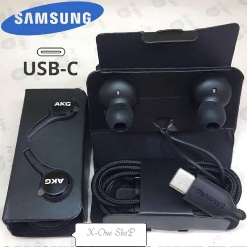 Headset earphone Hf Samsung Galaxy Note 10 10plus AKG tipe C Original