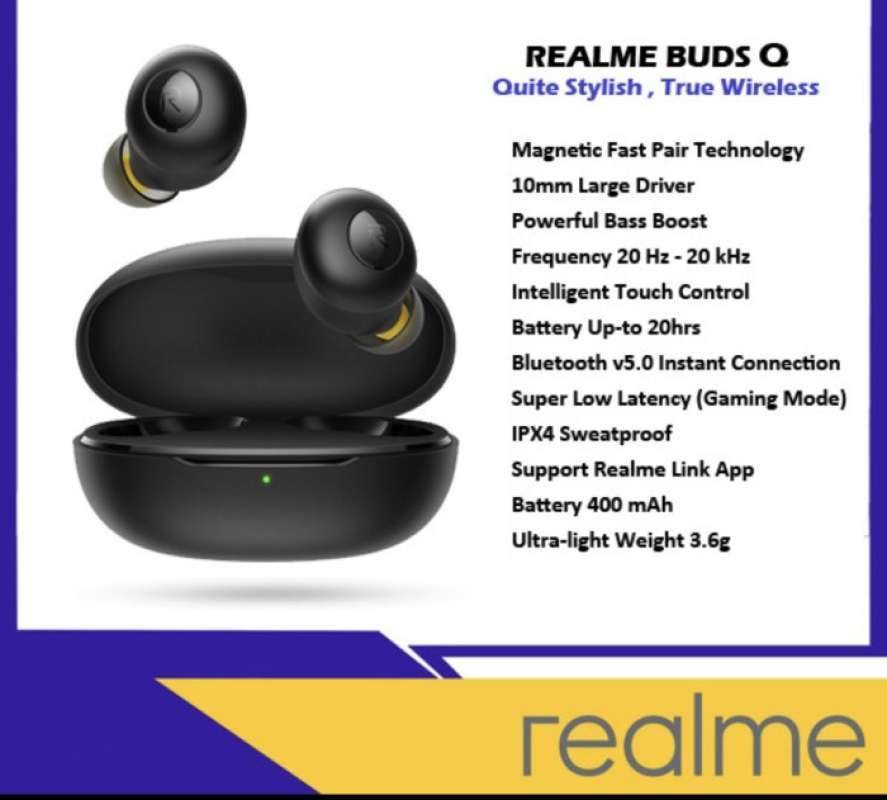 Jual realme shop buds q