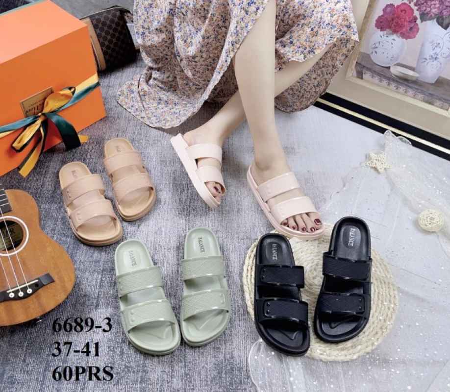 Jual harga promo SANDAL JELLY WANITA BAN 2 KEKINIAN BALANCE 6689