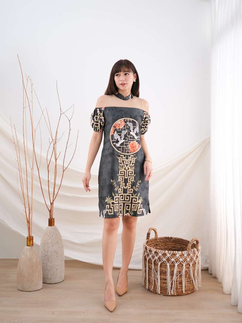Style dress batik modern outlet