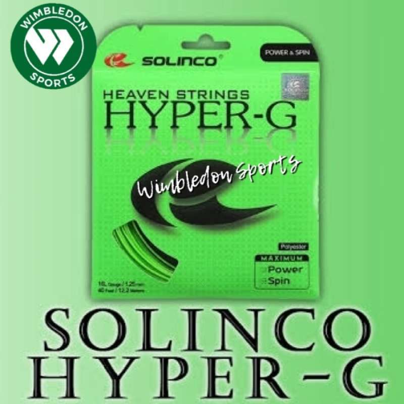 Baru Solinco Hyper G / Hyper-G String Reel 200M ( Senar Raket Tenis ) Promo