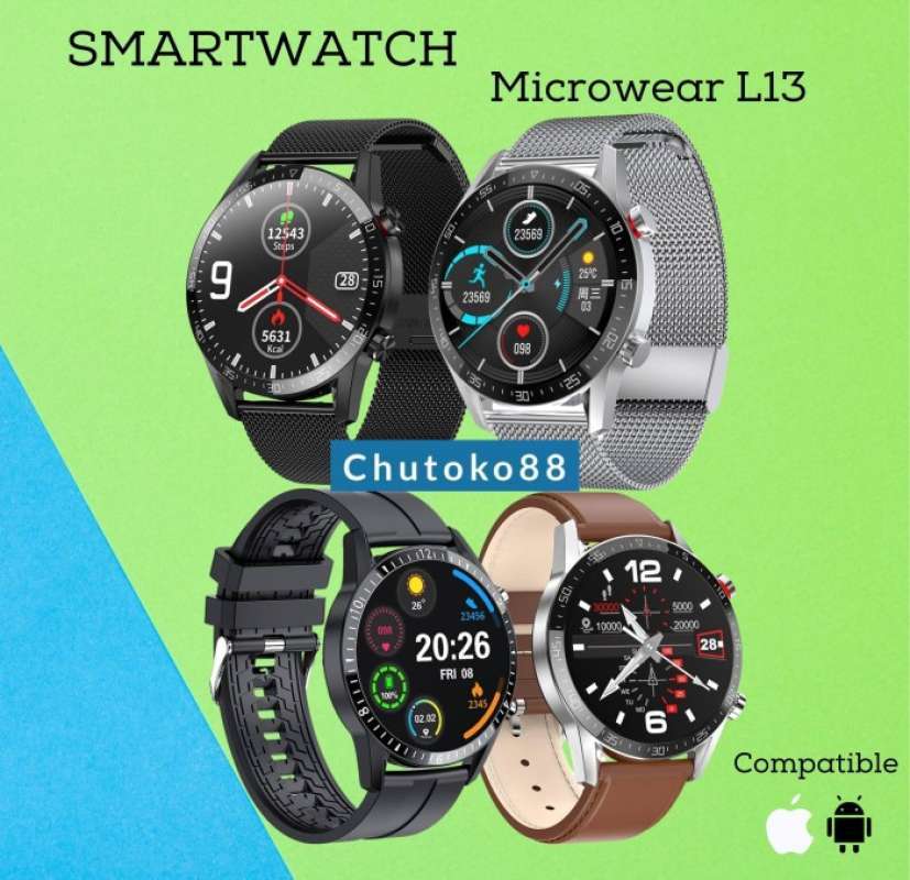 Promo Microwear l13 Smartwatch Anti Air IP68 Fungsi Bluetooth